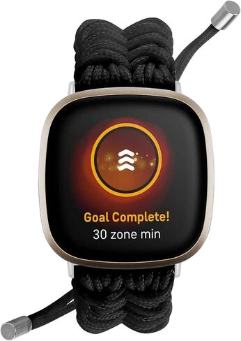 FitTurn Compatible with Fitbit versa 4/versa 3 & Sense/Sense 2 Band, Replacement Wristband Sports Braided Nylon Friendship Rope with Adjustable Outdoor Survival Weave Bohemia Bracelet Drawstring Clasp in Saudi Arabia