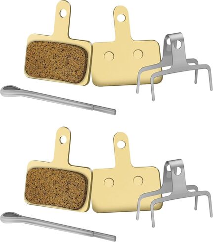 2024 Bike Brake Pads 2Pairs, Bicycle Disc Brake Pads Suitable Tektro Shimano TRP Deore Br-M575 B01s Mt200 M525 M515 T615 T675 M505 M495 M486 M485, Mountain MTB Ebike Brake Pads Replacement in Saudi Arabia