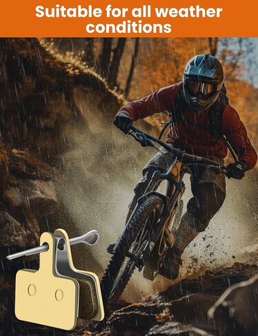 2024 Bike Brake Pads 2Pairs, Bicycle Disc Brake Pads Suitable Tektro Shimano TRP Deore Br-M575 B01s Mt200 M525 M515 T615 T675 M505 M495 M486 M485, Mountain MTB Ebike Brake Pads Replacement in Saudi Arabia