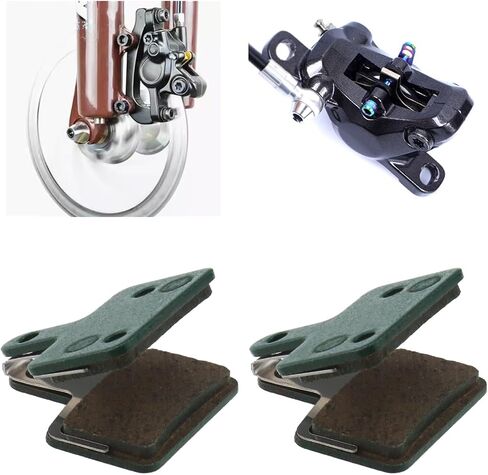 eMagTech زوجان من وسادات فرامل قرص الدراجة البديلة المتوافقة مع Tektro المتوافقة مع Shimano المتوافقة مع وسادات فرامل Deore الراتنج in Saudi Arabia