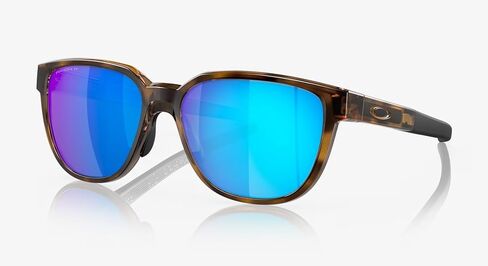 نظارة شمسية Oakley Actuator بلون سلحفاة بني غير لامع مع عدسة مستقطبة Prizm Sapphire 57 ملم + حافظة صلبة in Saudi Arabia