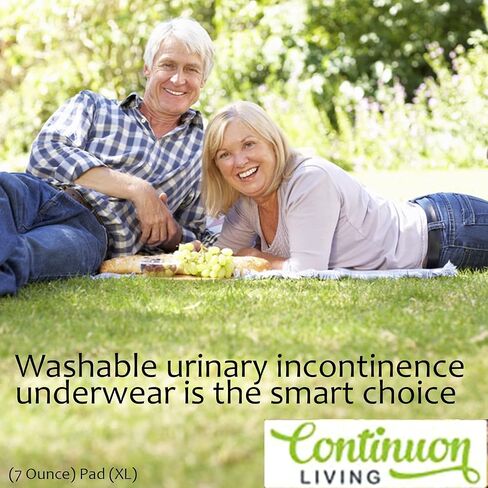 Incontinence Underwear for Men. Pure Cotton Washable Panties with Super-Absorbent (7 Ounce) Pad (Medium) in Saudi Arabia