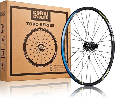 Corki Cycles TOPO Mountain Bike Wheels, 26’’27.5’’ 29’’x1.5-2.6 Inch (Thru Axle, Dual Disc Brake, Aluminum Alloy) in Saudi Arabia