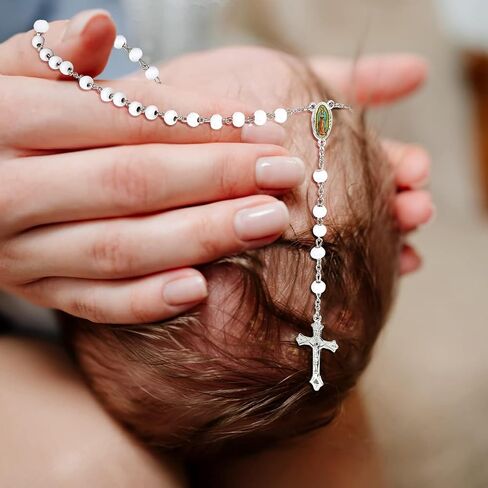 12 PCS Our Lady of Guadalupe Scented Rosaries - Perfect for Baptism, First Communion, and Religious Events in Saudi Arabia