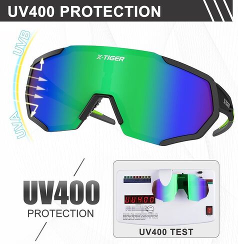 X-TIGER Polarized Sports Sunglasses for Men Women Cycling Glasses Baseball Running Fishing MTB Sunglasses UV400 in Saudi Arabia