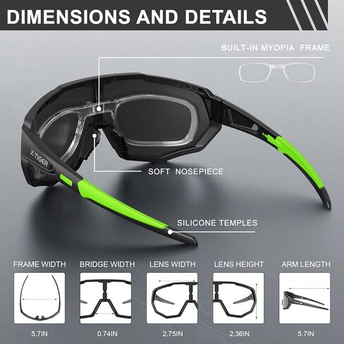 X-TIGER Polarized Sports Sunglasses for Men Women Cycling Glasses Baseball Running Fishing MTB Sunglasses UV400 in Saudi Arabia