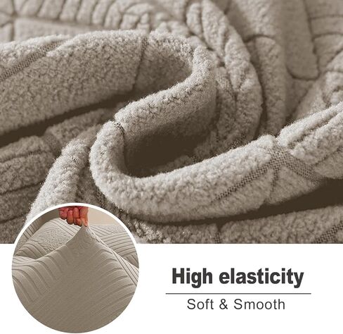 NORTHERN BROTHERS Recliner Chair Covers - 4 Pieces Lazy Boy Recliner Covers That Stay in Place, Reclining Chair Cover Recliner Slipcover, Dark Gray in Kuwait