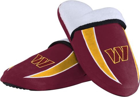 FOCO NFL Mens Football Team Logo Moccasin Slippers Shoes in Kuwait