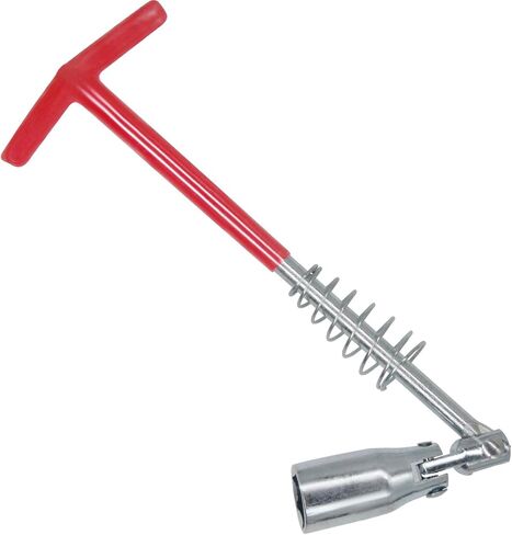 Spark Plug Socket Wrench 16mm 5/8 Inch (T-Handle), Alloy Steel 360-Degree Rotation, Engine Spark plug tool. (16mm-5/8in) in Kuwait