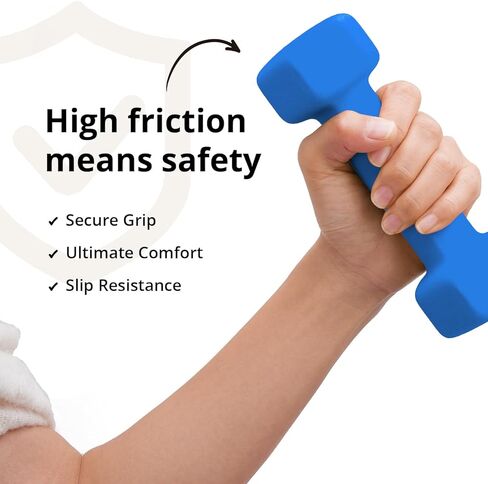 مجموعة بورتزون مكونة من 2 أوزان يد من النيوبرين، مضادة للانزلاق ومضادة للتدحرج in Kuwait