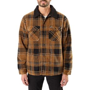 Smith's Workwear Big Men's Sherpa-Lined Plaid Polarfleece Jacket