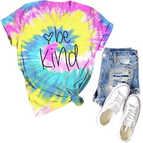 Be Kind Shirt Women Kindness Teacher Shirts Cute Graphic Tee Inspirational Blessed Tops