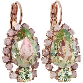 أقراط روز جولدتون على شكل دمعة فسيفساء كريستالية محيطة، بينا كولادا "متعدد الألوان قزحي الألوان 1259/1 1063mr in Kuwait