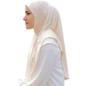 MuLanLegend Handmade | Mu Lan Song Hijab | | Instant Hijab Pleated Scarf Shawl | Slip on Scarf Sarong (Large Size)