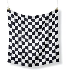 INAINI Large Oversized Bandana Checkered Scarf Women Men Headband Handkerchief Extra 27x 68cm