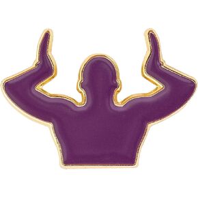 Omega Psi Phi Lapel Pins Fraternity Divine 9 OPP Logo Enamel Made of Metal (Pin O)