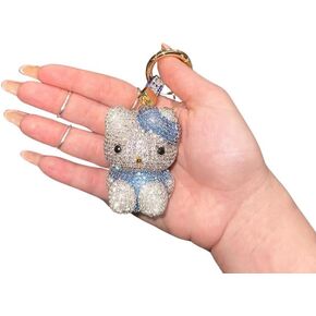 Crystal Keychain, Key Chain Accessories with Ultra Bling Rhinestones