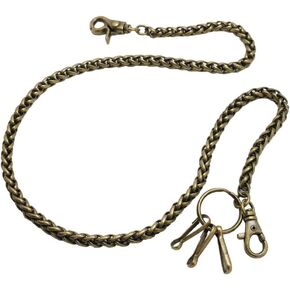 Simple Rope shape wallet chain Swivel Trigger snap Biker Punk Key chain