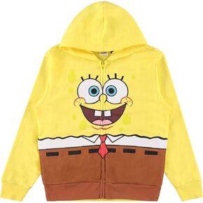 SpongeBob SquarePants Boys Costume Hoodie, Patrick Starfish, Mr Krabs, Squidward Cosplay Dress Up Costume Hoodie