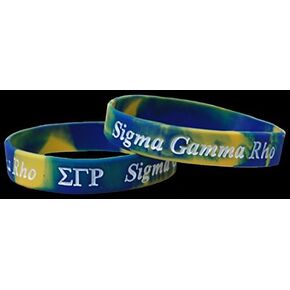 Sigma Gamma Rho Silicone Bracelet