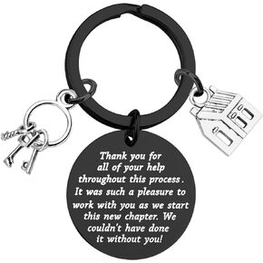 Lywjyb Birdgot Realtor Gift Thank You Gift for Realtor Real Estate Broker Keychain