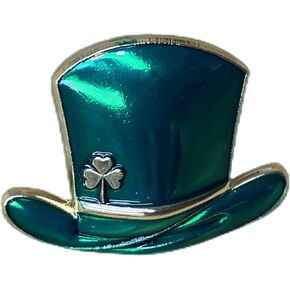 Green St Patrick's Day Irish Flag Shamrock 3 Leaf Clover Lapel Pin Badge Brooch Decorations Gifts Memorabilia