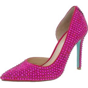 Blue by Betsey Johnson Womens Hazil Embellished D'Orsay Heels