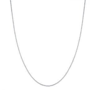 قلادة بلينغ فور يور باك من الفضة الإسترليني 1.2 ملم على شكل صندوق إيطالي كلاسيكي، 16 بوصة - 30 بوصة in Kuwait