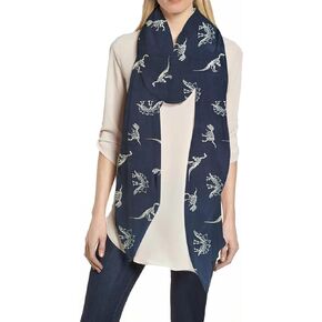 Lina & Lily Dinosaur Print Women's Scarf Shawl Wrap Lightweight
