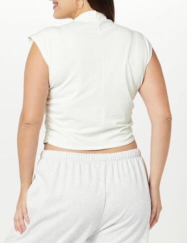 The Drop Raylen Women's Sleeveless Ruched Top Shirt in Saudi Arabia