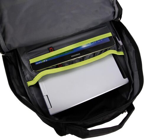 Fila Vertex Tablet and Laptop Backpack, Black/NEON, One Size in Saudi Arabia