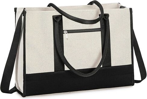 LOIDOU Laptop Tote Bag for Women 15.6 inch Work Tote Bag Computer Bag Large Capacity Teacher Handbag Shoulder Bag in Kuwait