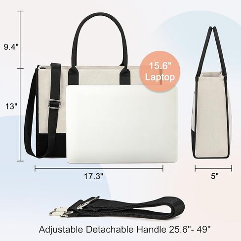 LOIDOU Laptop Tote Bag for Women 15.6 inch Work Tote Bag Computer Bag Large Capacity Teacher Handbag Shoulder Bag in Kuwait