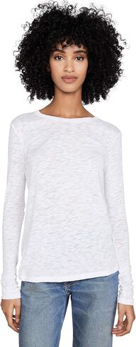 Goldie Lewinter Women's Signature Slub Long Sleeve Tee in Kuwait