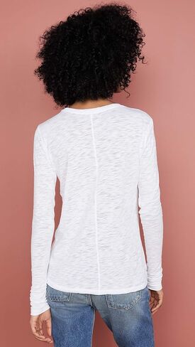 Goldie Lewinter Women's Signature Slub Long Sleeve Tee in Kuwait