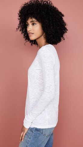 Goldie Lewinter Women's Signature Slub Long Sleeve Tee in Kuwait