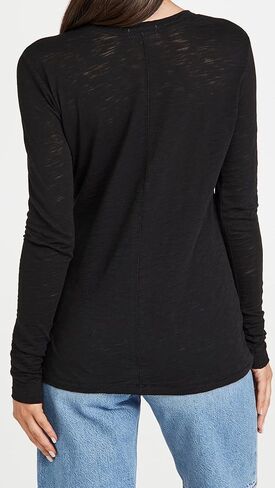 Goldie Lewinter Women's Signature Slub Long Sleeve Tee in Saudi Arabia