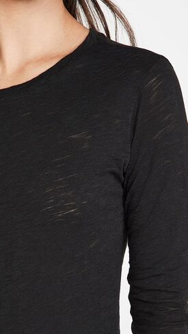 Goldie Lewinter Women's Signature Slub Long Sleeve Tee in Saudi Arabia