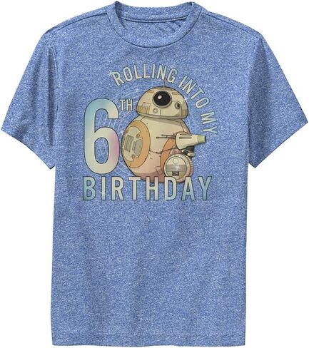 تي شيرت Star Wars Boys Rolling Into My 6th Birthday in Saudi Arabia