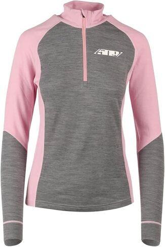 509 Women's FZN Merino 1/4 Zip (Black - Medium) in Saudi Arabia