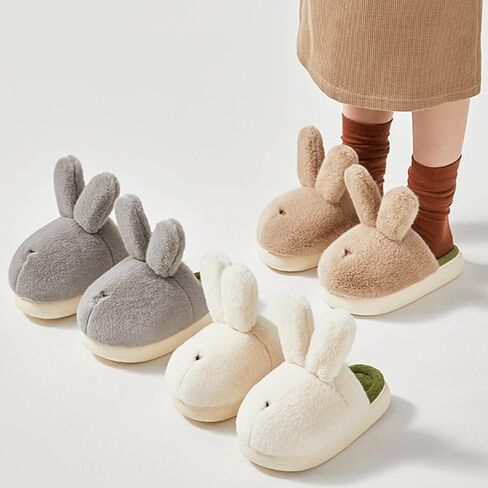شبشب أرنب للنساء، شبشب لطيف على شكل أرنب زغبي لطيف للأحذية الداخلية in Kuwait
