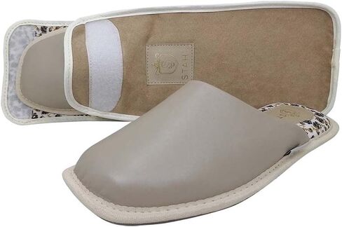 شبشب سفر STAHL للنساء، جلد الغنم الأصلي عالي الكثافة ونعل مضاد للانزلاق مع بطانة فائقة النعومة للاستخدام الداخلي/الخارجي in Kuwait