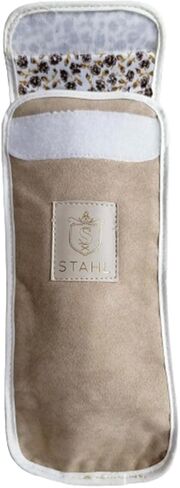 شبشب سفر STAHL للنساء، جلد الغنم الأصلي عالي الكثافة ونعل مضاد للانزلاق مع بطانة فائقة النعومة للاستخدام الداخلي/الخارجي in Kuwait