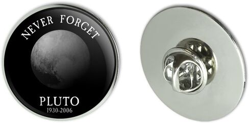 GRAPHICS & MORE Never Forget Pluto Planet Astronomy Memorial Funny Metal 1.1" Tie Tack Hat Lapel Pin Pinback, 1.1 Inches, Metal in Saudi Arabia