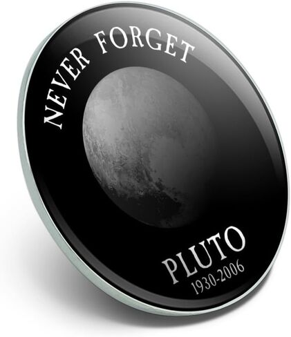 GRAPHICS & MORE Never Forget Pluto Planet Astronomy Memorial Funny Metal 1.1" Tie Tack Hat Lapel Pin Pinback, 1.1 Inches, Metal in Saudi Arabia