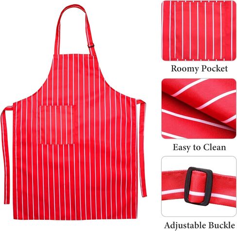 Kids Waiter Costume Set Vendor Costume Kit 6 Pcs Hat Apron Bow Tie Gloves Cards For Halloween Pretend Play Dress Up in Saudi Arabia