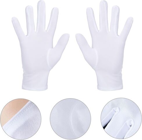 Kids Waiter Costume Set Vendor Costume Kit 6 Pcs Hat Apron Bow Tie Gloves Cards For Halloween Pretend Play Dress Up in Saudi Arabia
