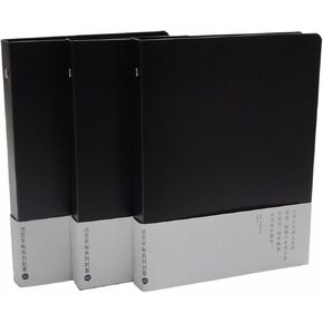 3 عبوات A5 A6 B5 غطاء حلقة دائرية 6 حلقات 9 حلقات PVC أغطية قابلة لإعادة الملء دفتر فضفاض أوراق الموثق حامي (الورق الداخلي غير متضمن A5)