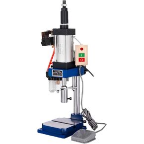 Vevor Pneumatic Punch Press Machine 440LB/200KG Pressure, Desktop Punching Press Machine 110V AC,Cylinder Stroke Pneumatic Press 0.4-0.7 Mpa Operation Pressure - Amazon.com