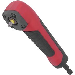 Right Angle Electric Screwdriver, Right Angle Drill Attachment 1/4in 90 Degree Corner Device Screwdriver Socket Adapter Drill Bit Corner Adapter Impact Ready